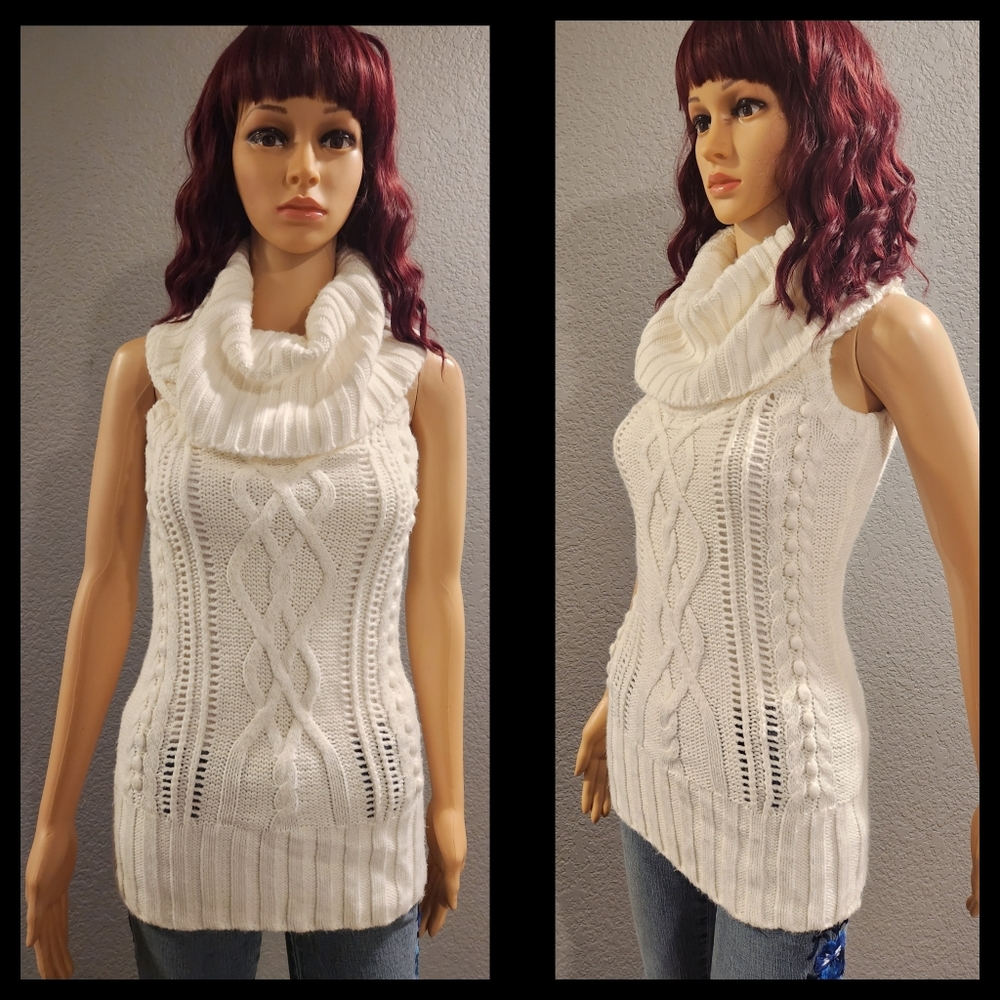 Cowl Neck Knit Sweater